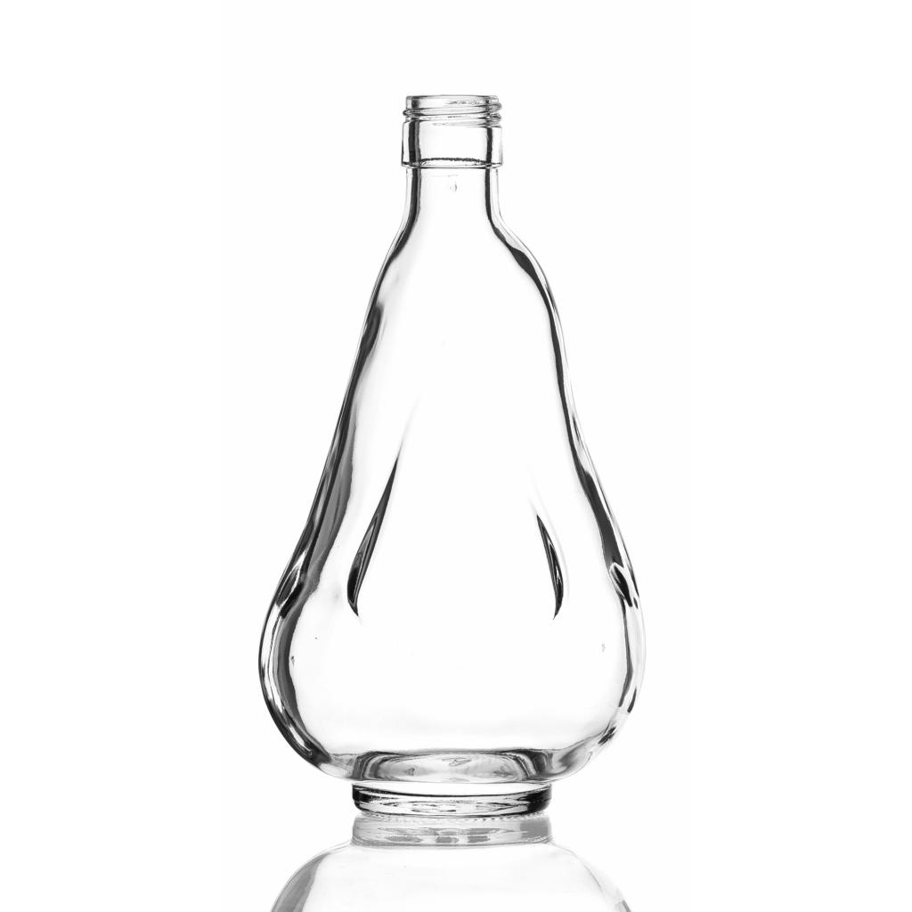 Flaschen für Spirituosen, Liköre - Birne - Mündung 31,5 mm oder Korken