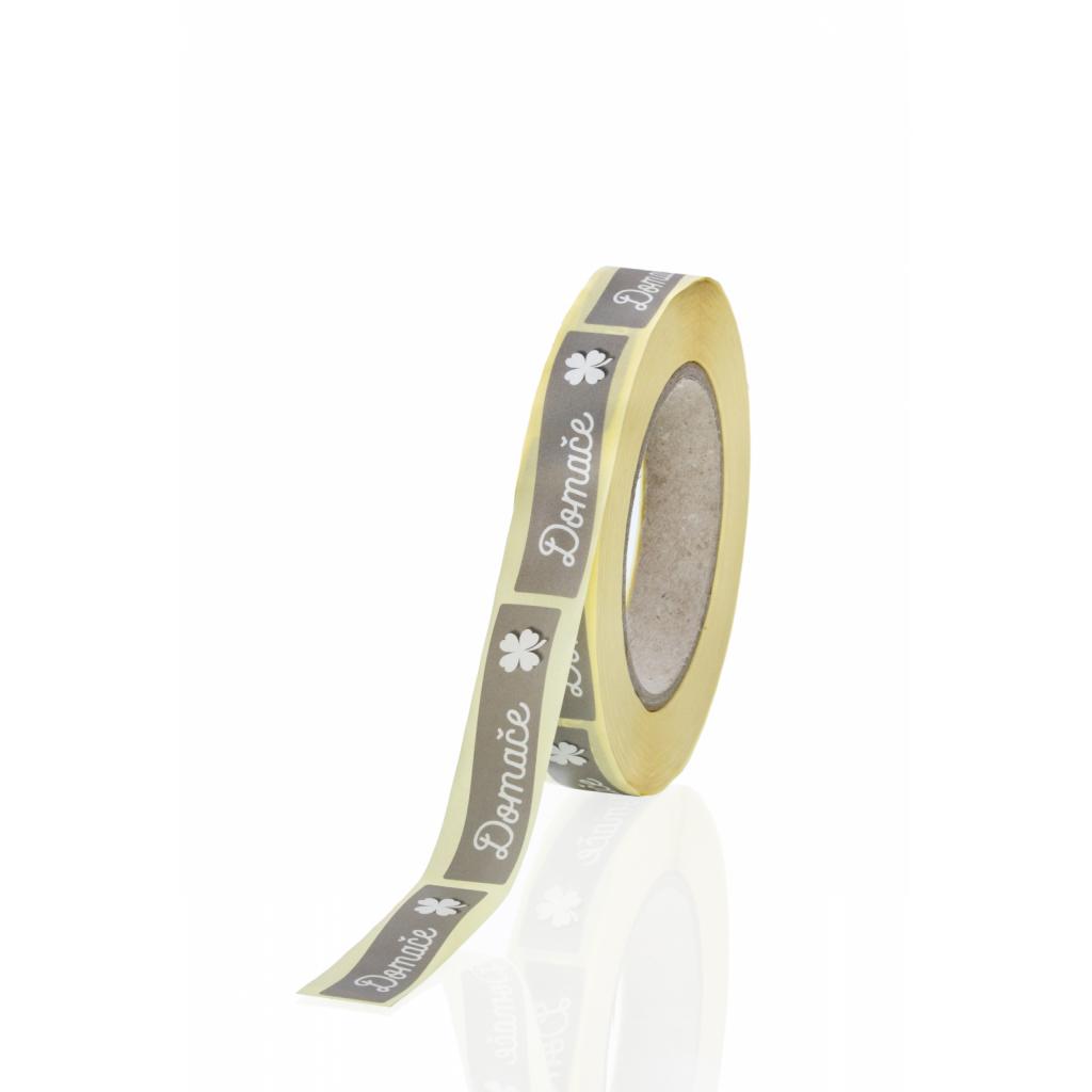 Etiketten / Anhänger - Etiketten „Domače“ (Kleeblatt-Motiv)