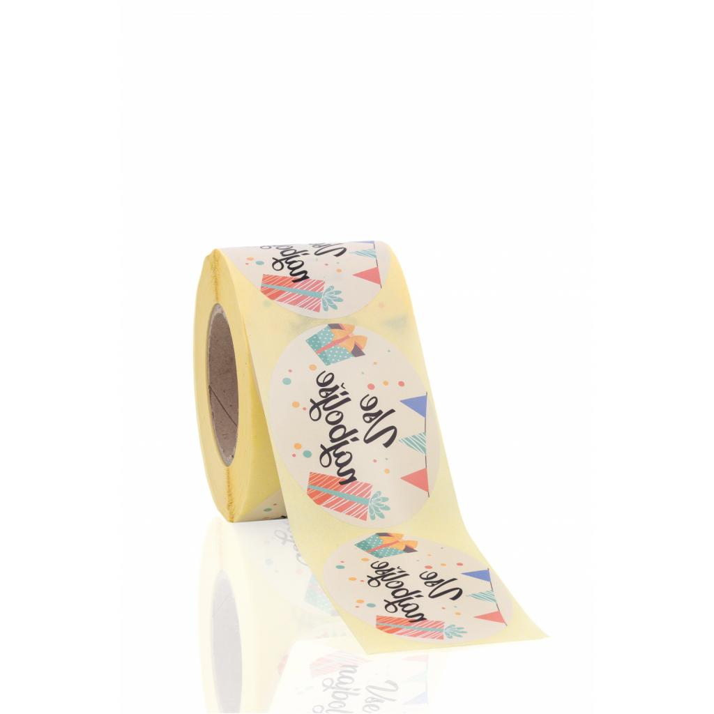 Nalepke / Obešanke - Nalepke vse najboljše