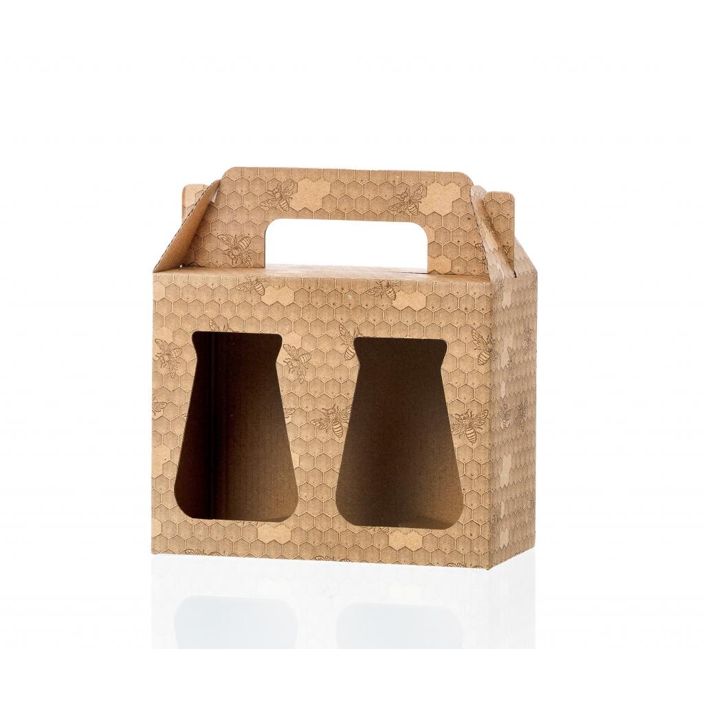 Za čebelarje - Kartonska nosilka 2X555ml (potiskana)