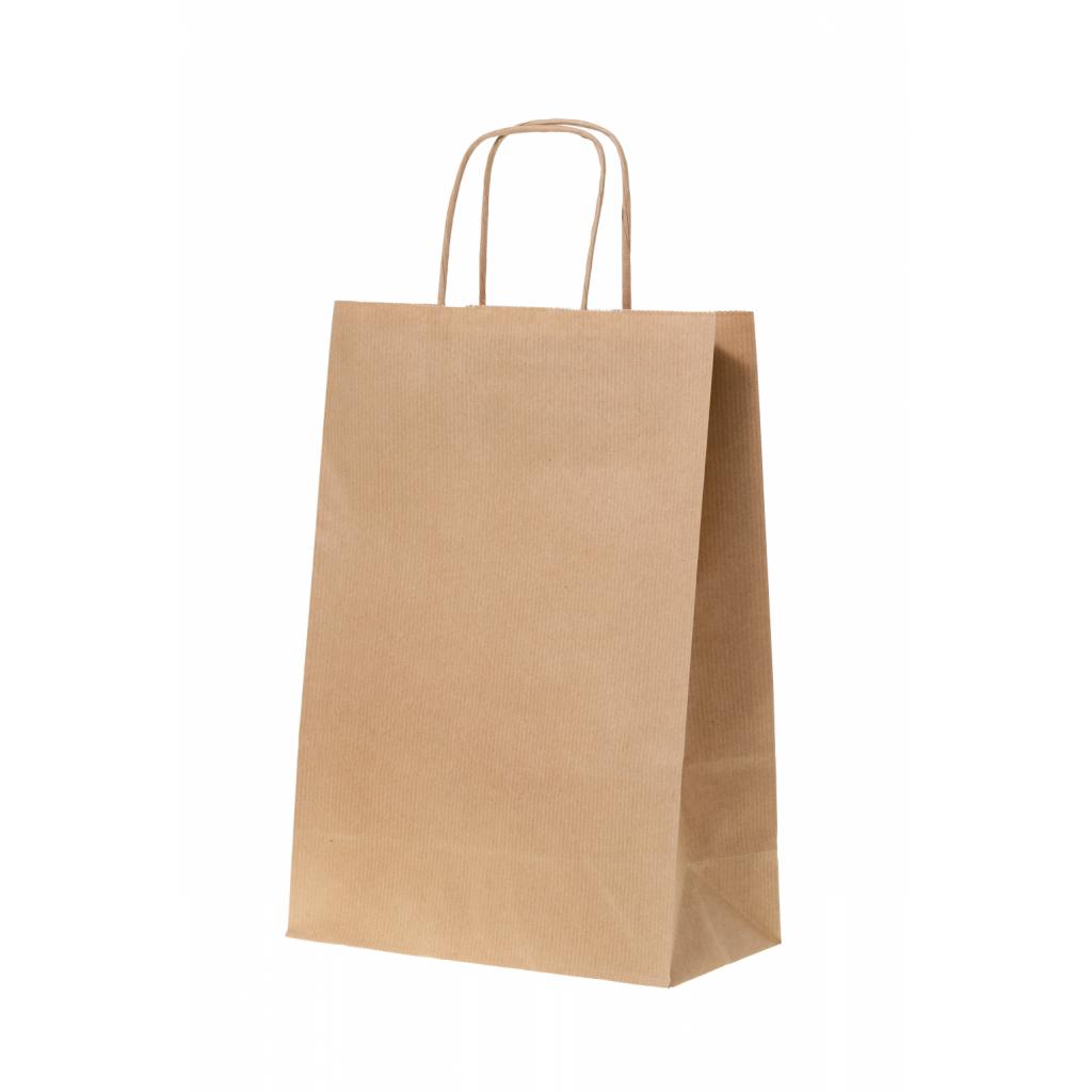 Papirnate darilne vrečke - Vrečka natur