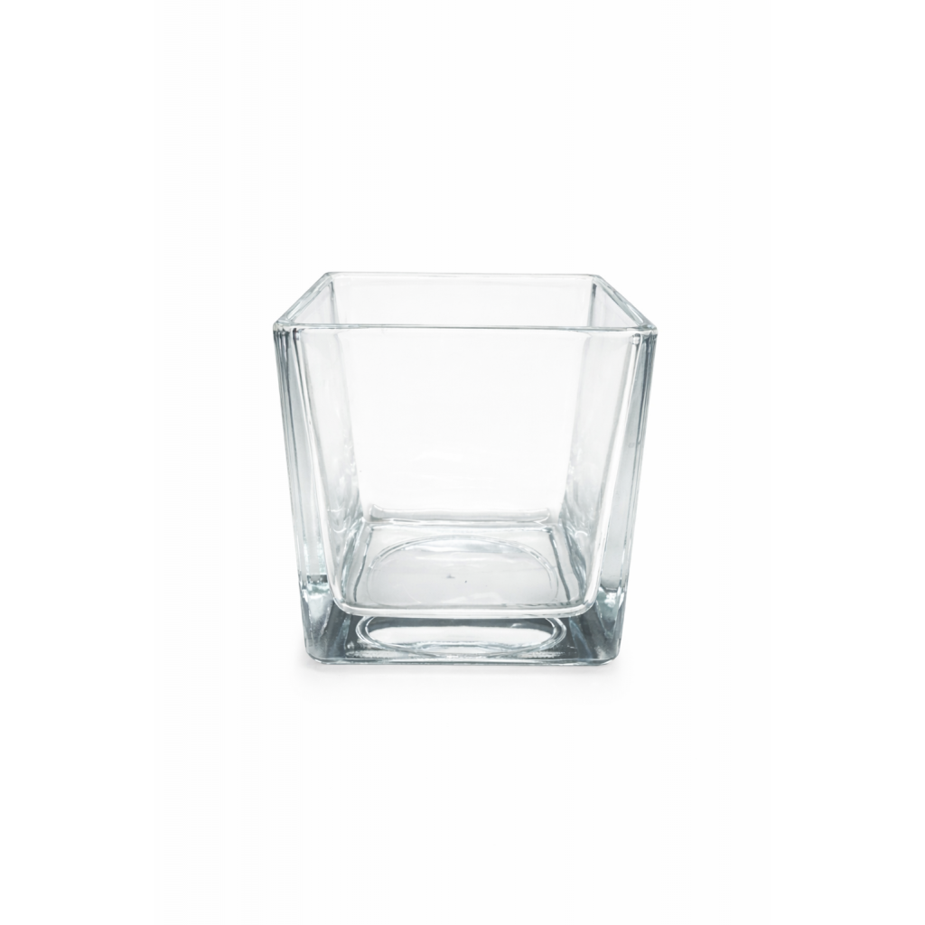 Kozarci in namizno steklo - Steklena posoda Cube 8x8