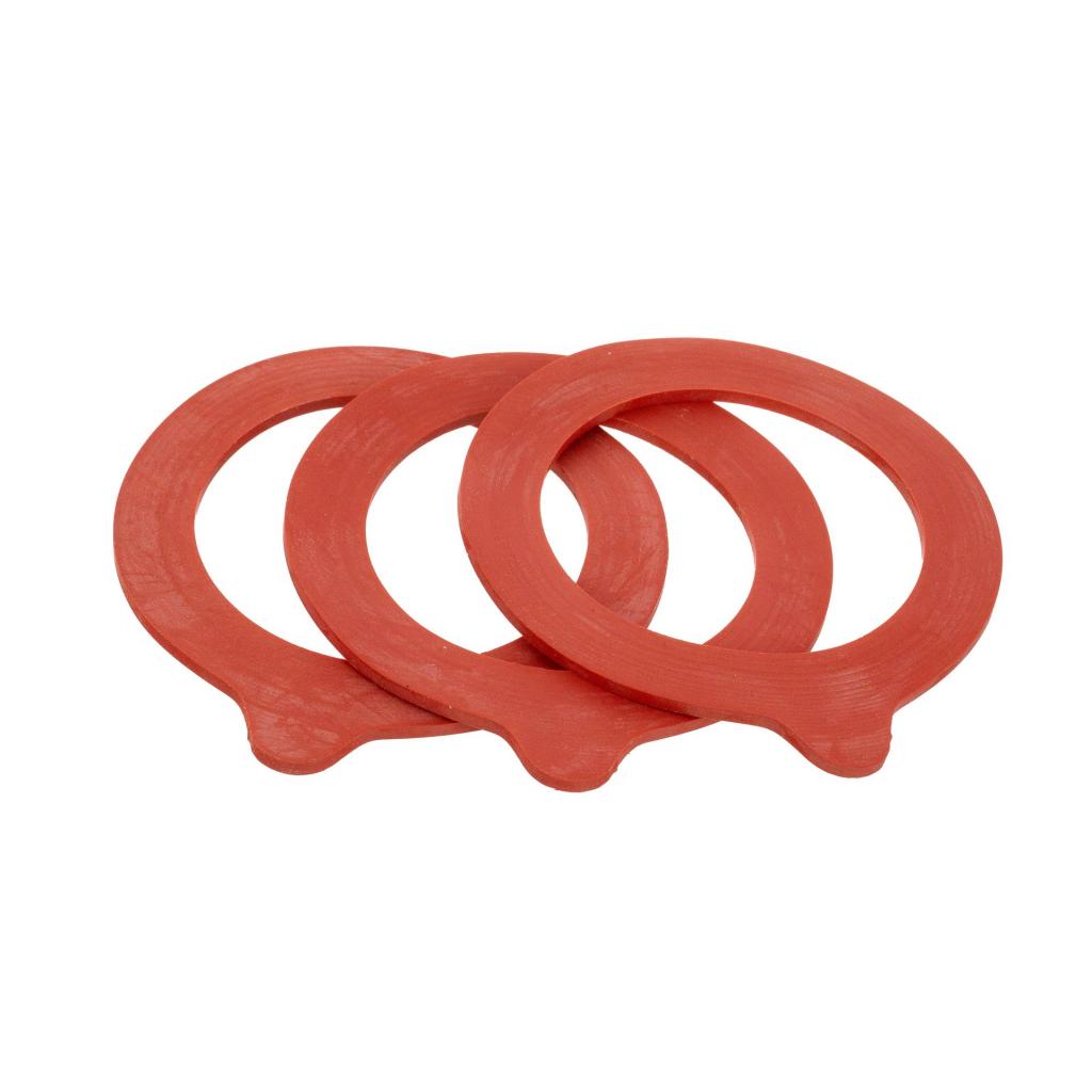 Zapirači, pečatniki, Fen z ventilatorjem - Tesnila za kozarec patent rdeča,bela