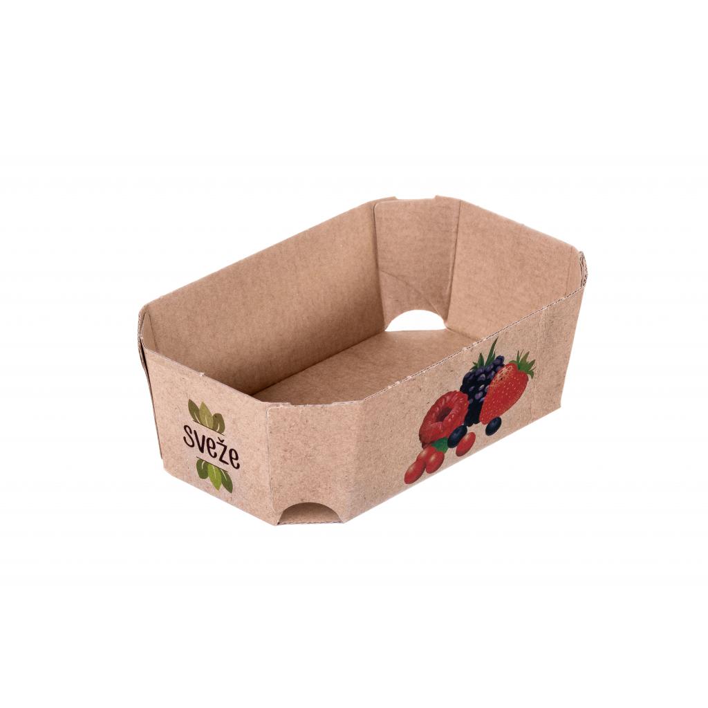 Embalaža za sadje, pecivo - Embalaža kartonska za sadje 500 g