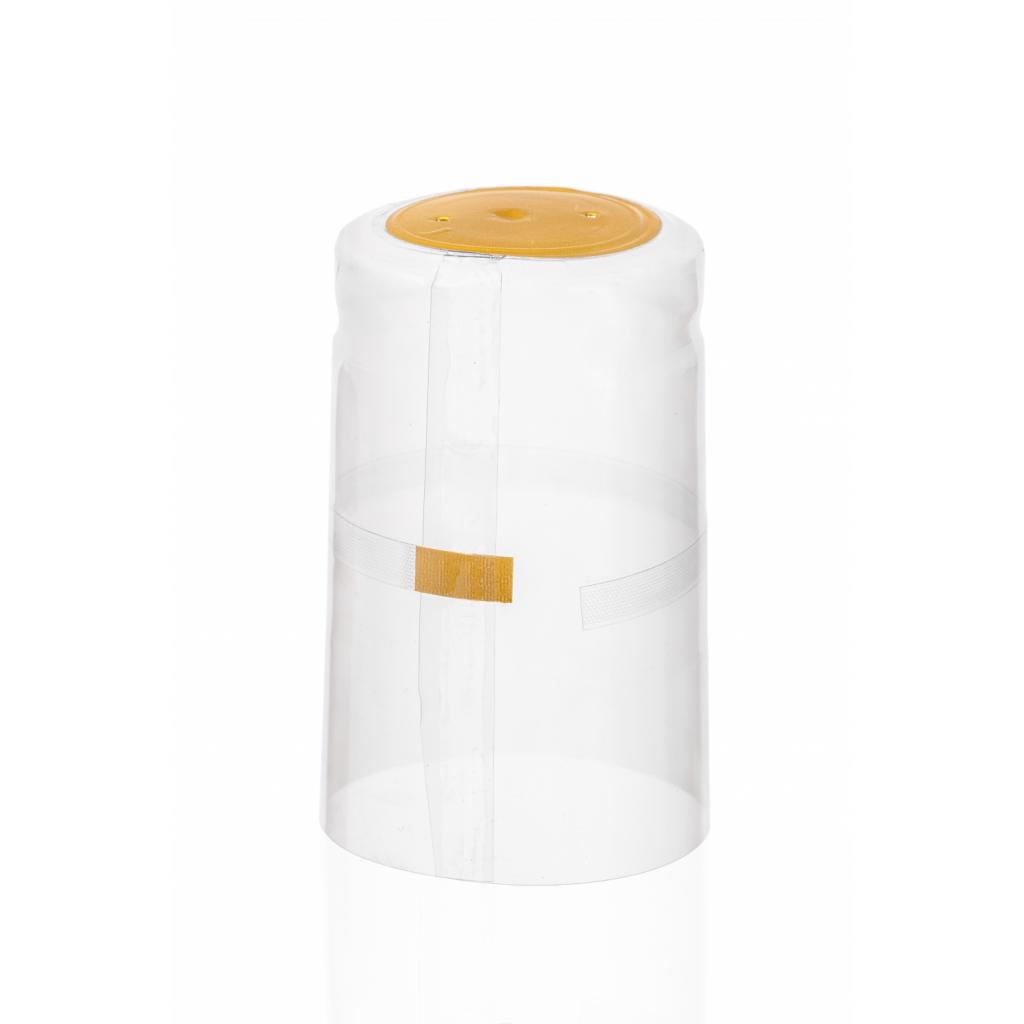 PVC kapice - PVC kapica prozorna+ zlati krogec velika