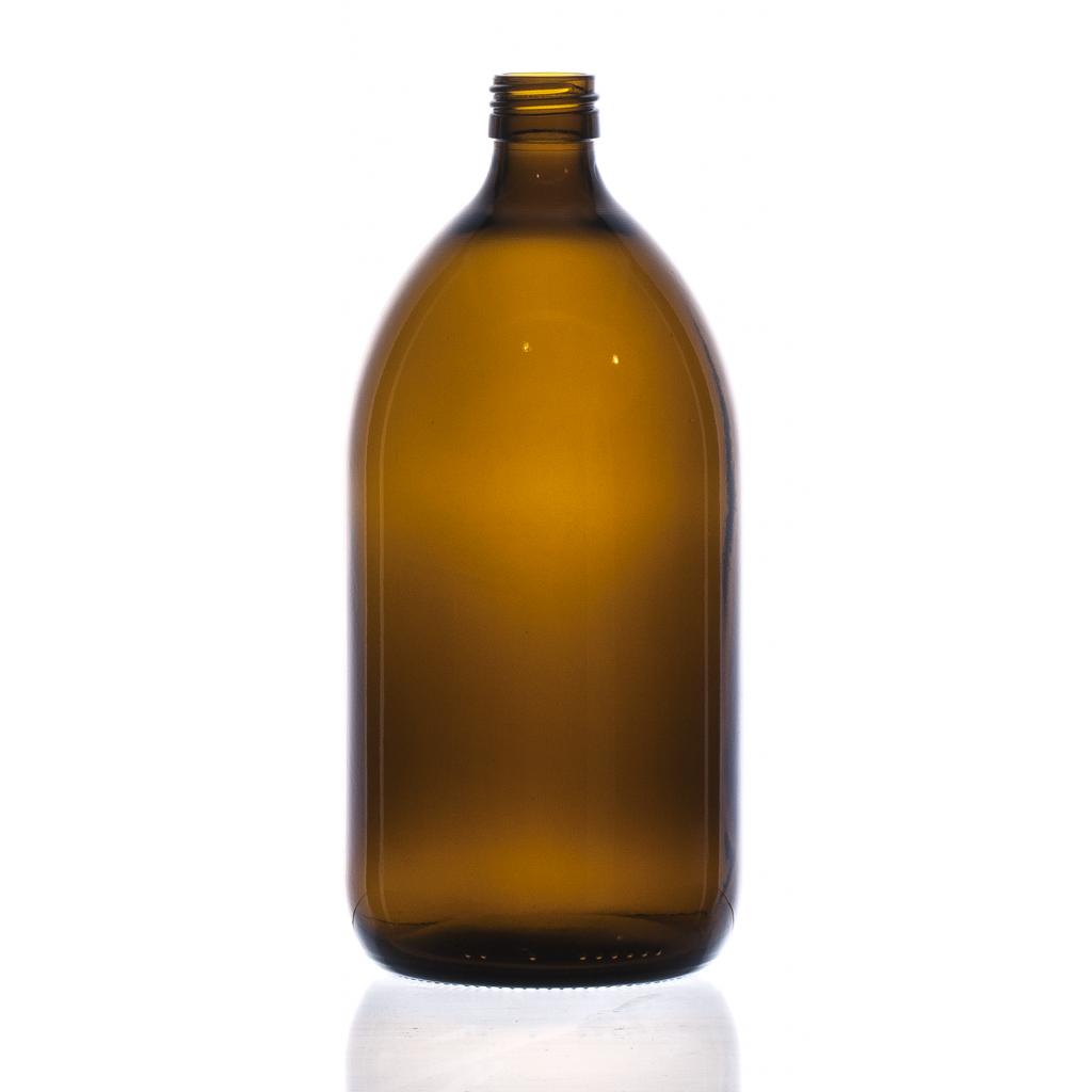 Steklenice za sirupe (hidrolate), eterična olja - Sirup rjava SGD 28 navoj