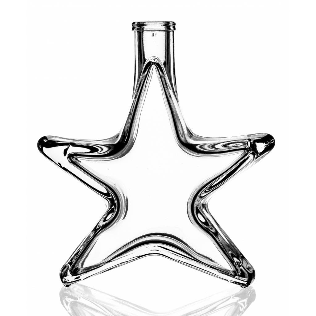 Steklenice za žganje, likerje - Zvezda  pluta klip klap