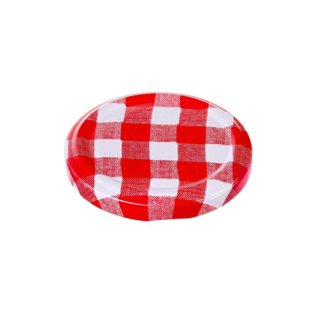 Twist-off lids - TWIST-OFF lid red checkered