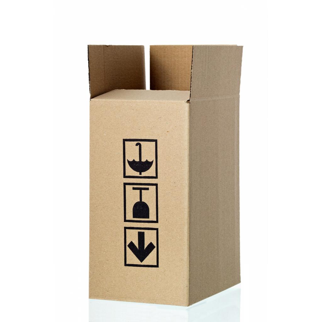 Corrugated, cardboard packaging - Transport cardboard packaging for 6 bottles