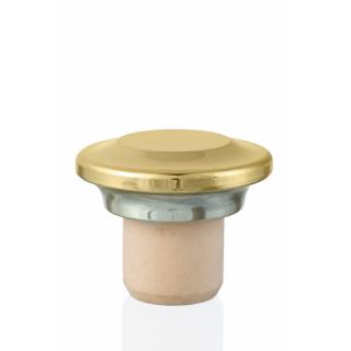 Cork, synthetic stoppers - Stopper KSGK classic 48,40 gold/silver