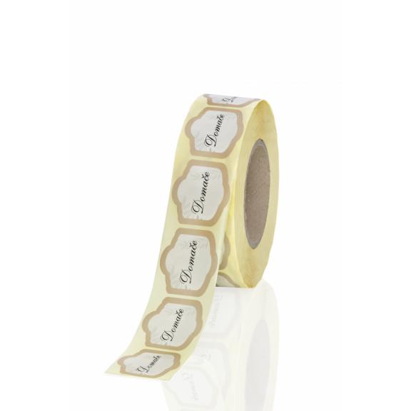 Etiketten / Anhänger -  Etiketten „Domače“ Natur