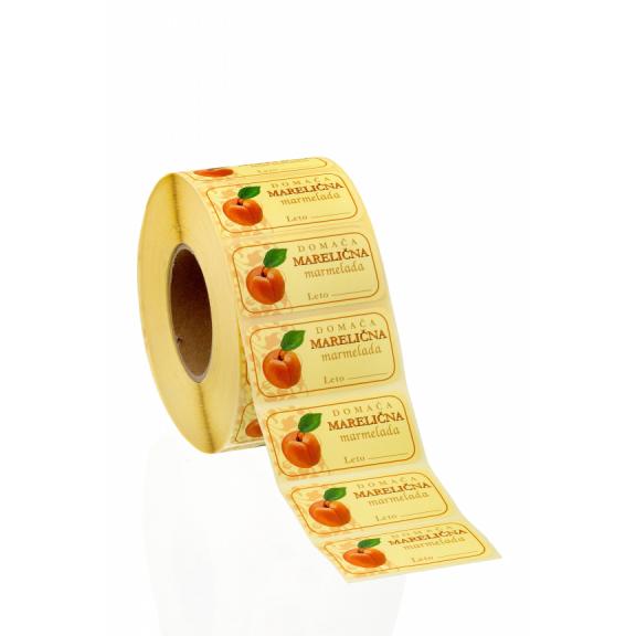 Etiketten / Anhänger - Etiketten „Hausgemachte Aprikosenmarmelade