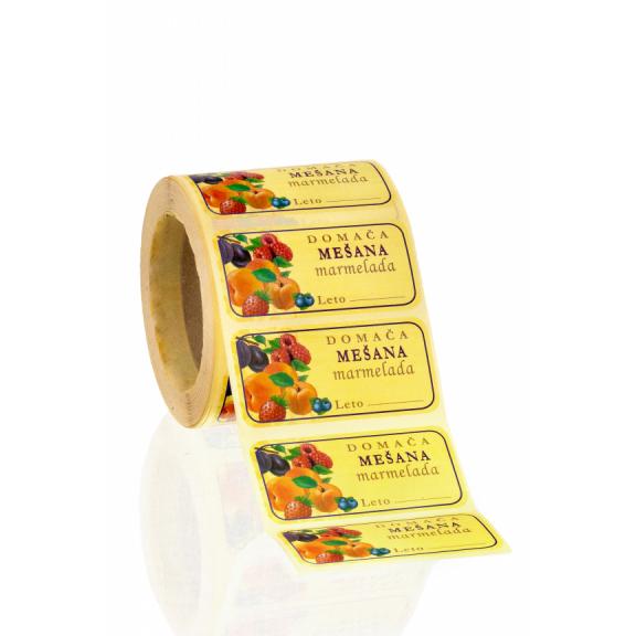 Etiketten / Anhänger - Etiketten „Hausgemachte gemischte Marmelade“