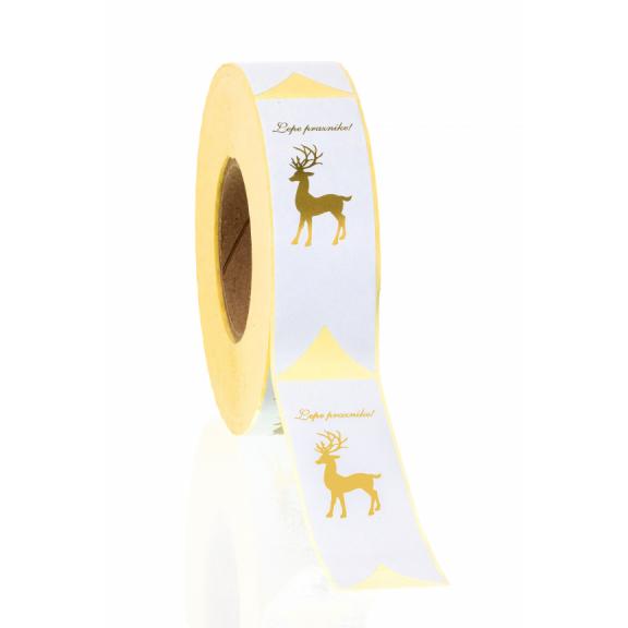 Etiketten / Anhänger - Etiketten mit Rentier-Motiv