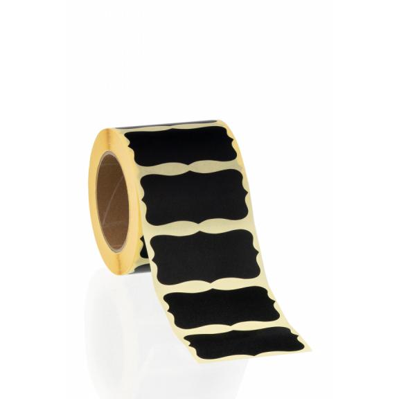 Etiketten / Anhänger - Etiketten Schwarz matt (groß)