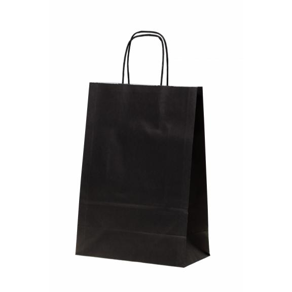 Papirnate darilne vrečke - Vrečka črna Papirnate darilne vrečke - Vrečka črna