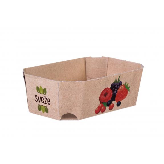 Embalaža za sadje, pecivo - Embalaža kartonska za sadje 500 g