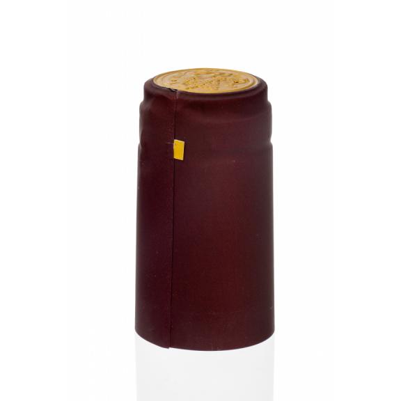 PVC kapice - PVC kapica bordo rdeča+zlati krogec (grozdje)