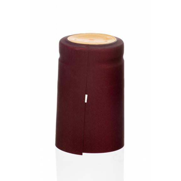 PVC kapice - PVC kapica bordo rdeča + zlati krogec velika