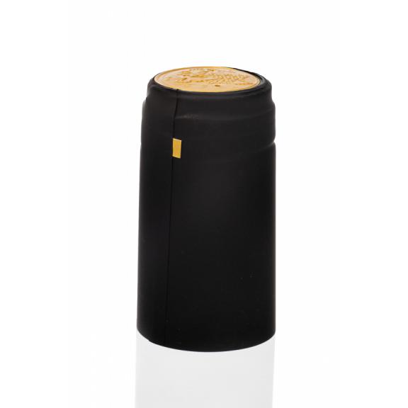 PVC kapice - PVC kapica črna+zlati krogec ( grozdje )