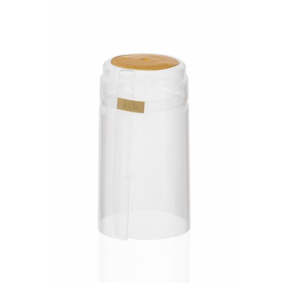 PVC kapice - PVC kapica prozorna + zlati krogec