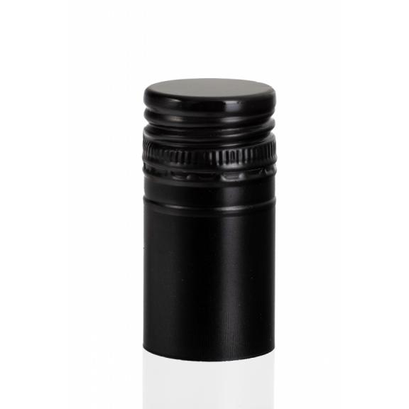 Na navoj, kronski, mehanski zamaški - Zamašek ND 30/60 z navojem črni