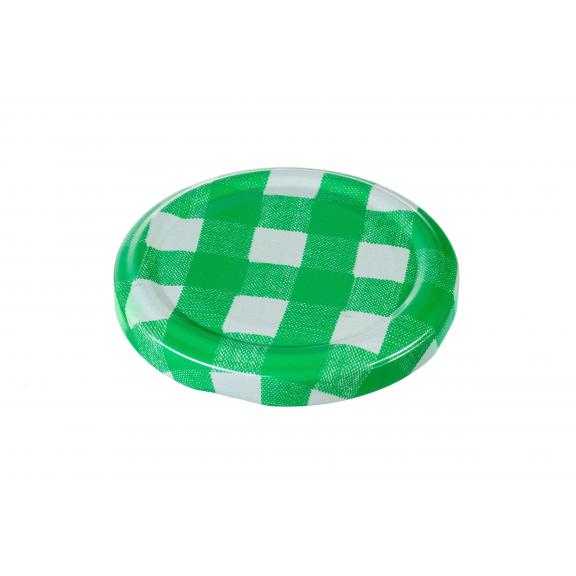 T.O. navoji - TWIST-OFF pokrov zeleni karo