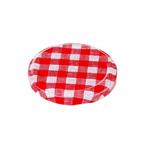 T.O. navoji - TWIST-OFF pokrov rdeči karo